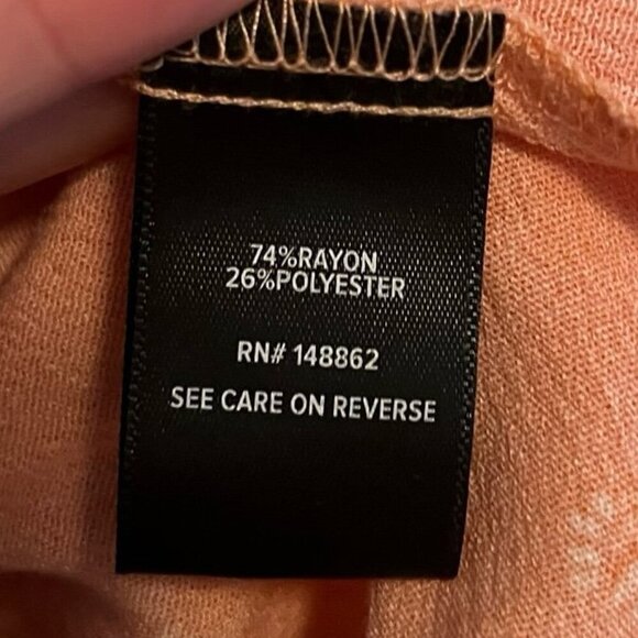 Torrid Size 1 Orange Patterned Tank Top - Picture 9 of 9